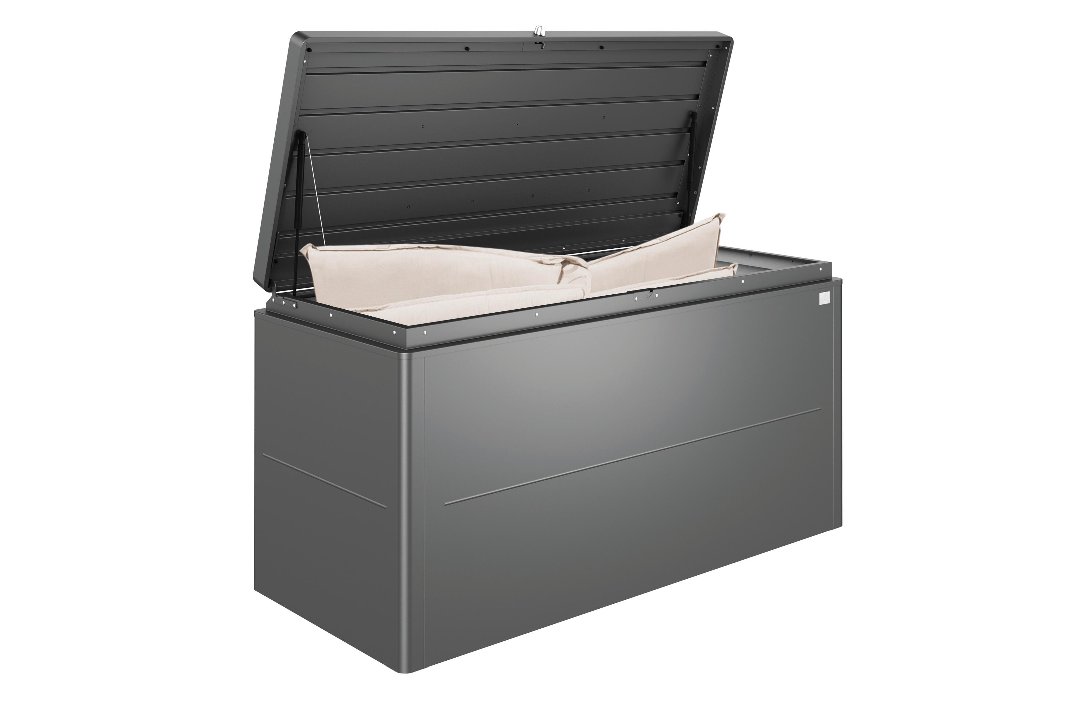 Arcón de metal biohort loungebox 200 200 x 90 x 85 cm y capacidad de 1486 l