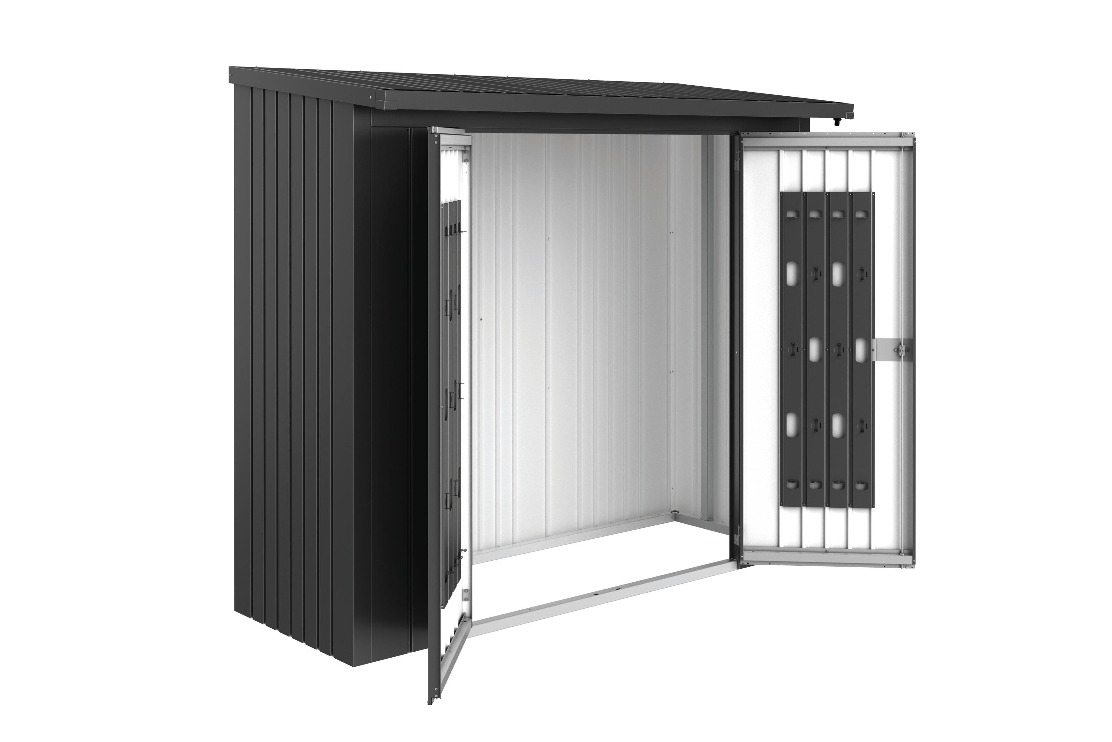 Panel lateral leñero 230 gris izq. parte conjunto