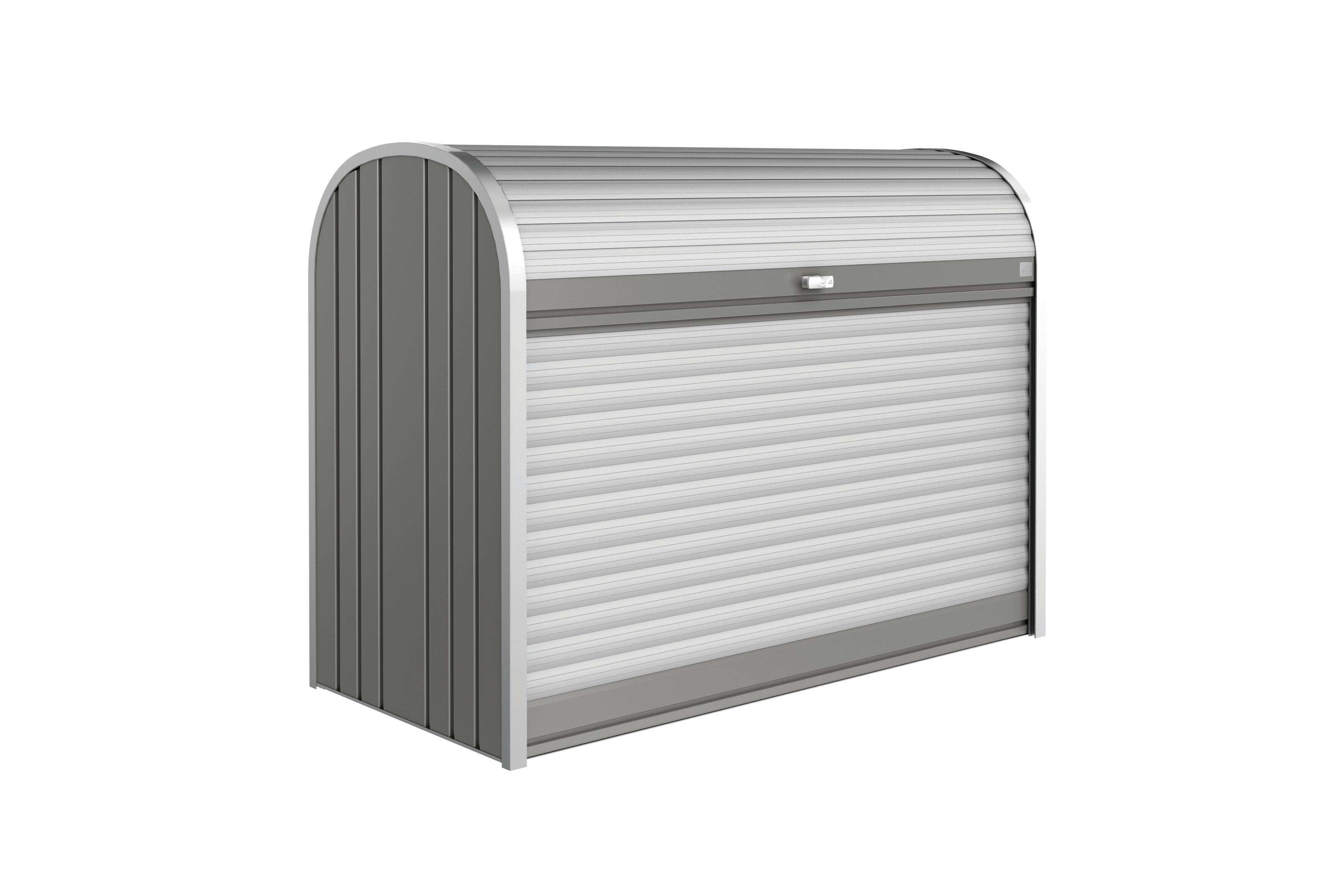 Arcón de metal para exterior biohort storemax 163 x 120 x 78 cm y capacidad de 1200 l