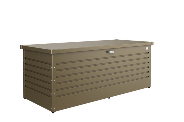 Arcón de metal para exterior BIOHORT 62061 181 x 71 x 79 cm y capacidad de 1015 L