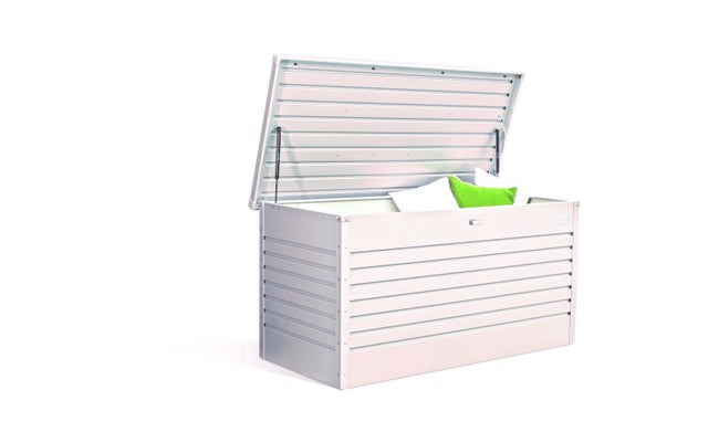 Arcón de metal para exterior BIOHORT 62060 160 x 83 x 79 cm y capacidad de 1040 L