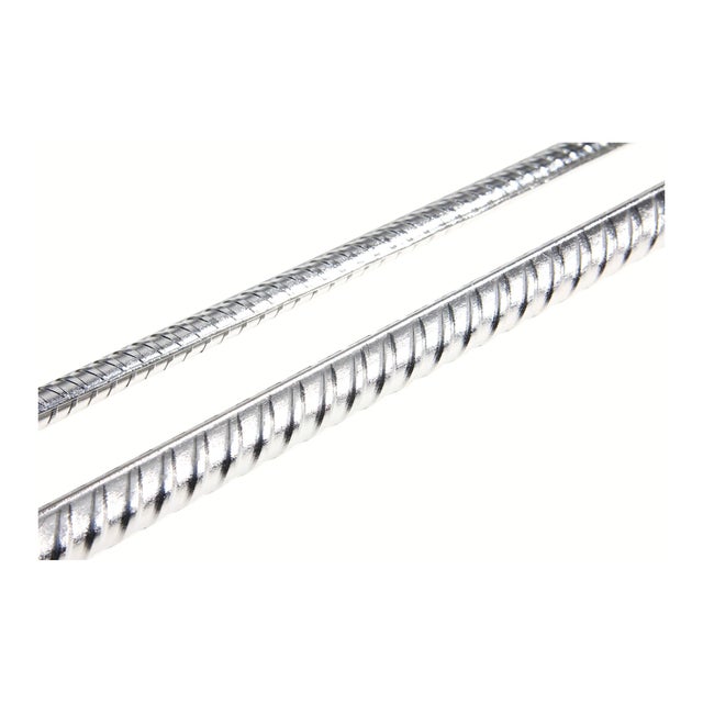 Barra di rinforzo per vetromattone in inox Nervato L 0.6 x H 0.6 cm