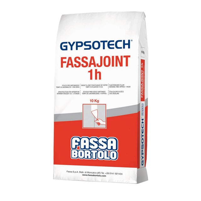 Stucco in polvere per interno FASSA BORTOLO Fassajoint 1H 10 kg bianco