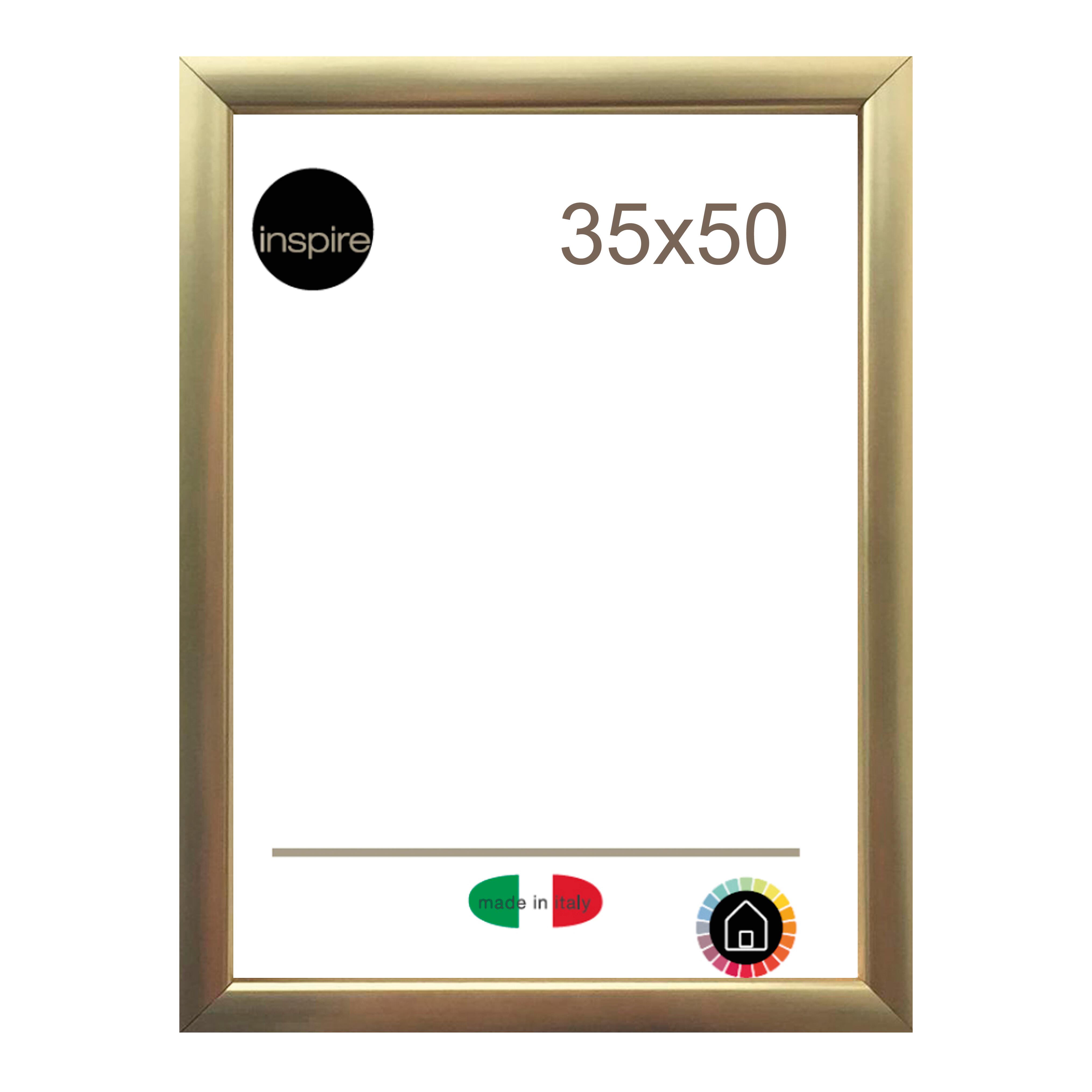 Cornice INSPIRE Glamour oro lucido per foto da 35x50 cm | Leroy Merlin