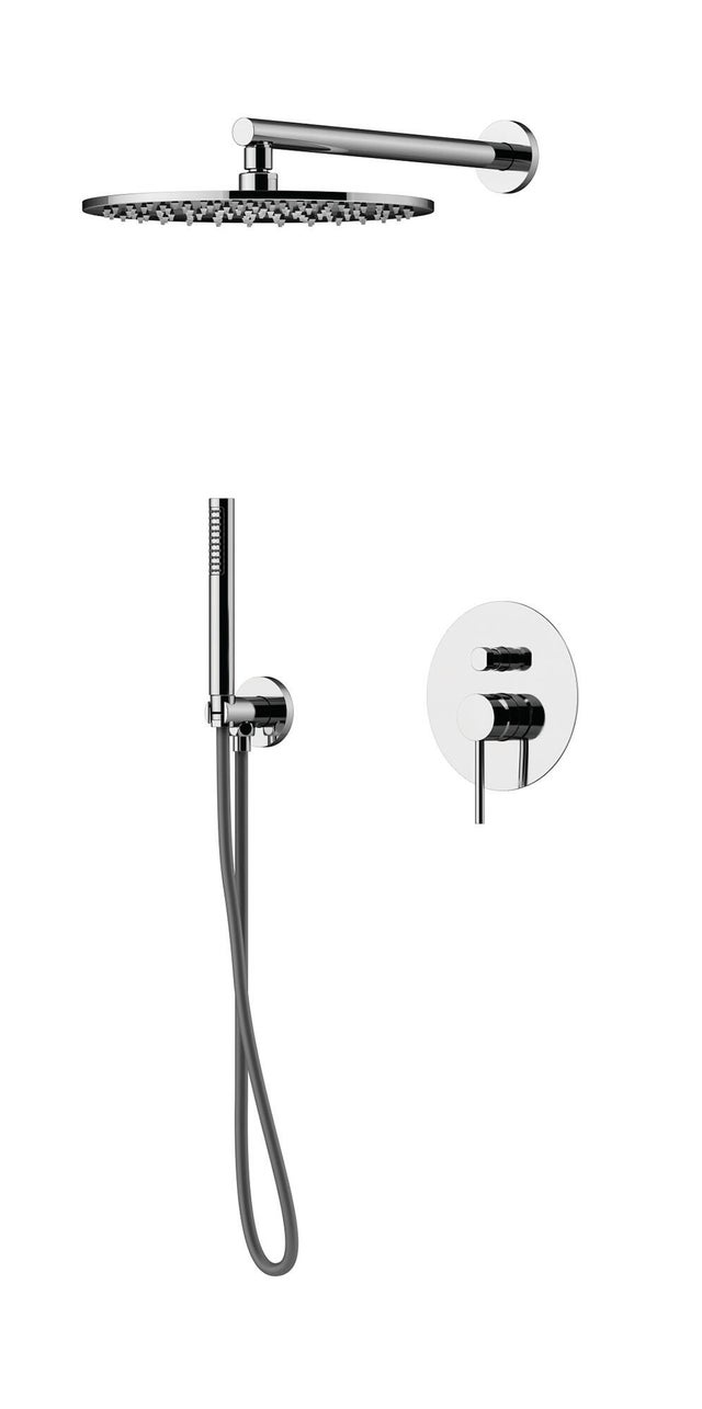Kit incasso doccia Circle Two cromo
