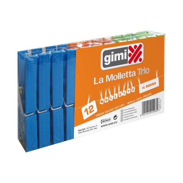 Molletta per biancheria TRIO multicolore