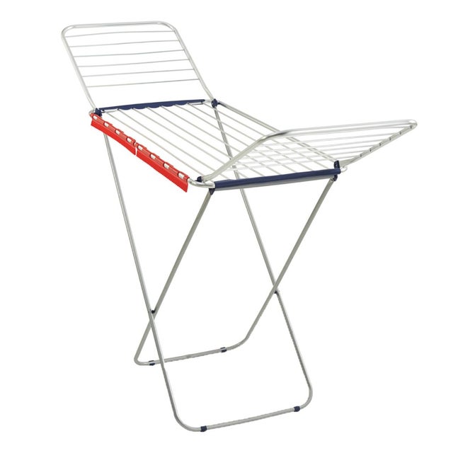 Stendibiancheria da appoggio con battenti dritto LEIFHEIT Classic Siena 200 Easy da interno / esterno estensibile e pieghevole in alluminio grigio / argento L N/A cm