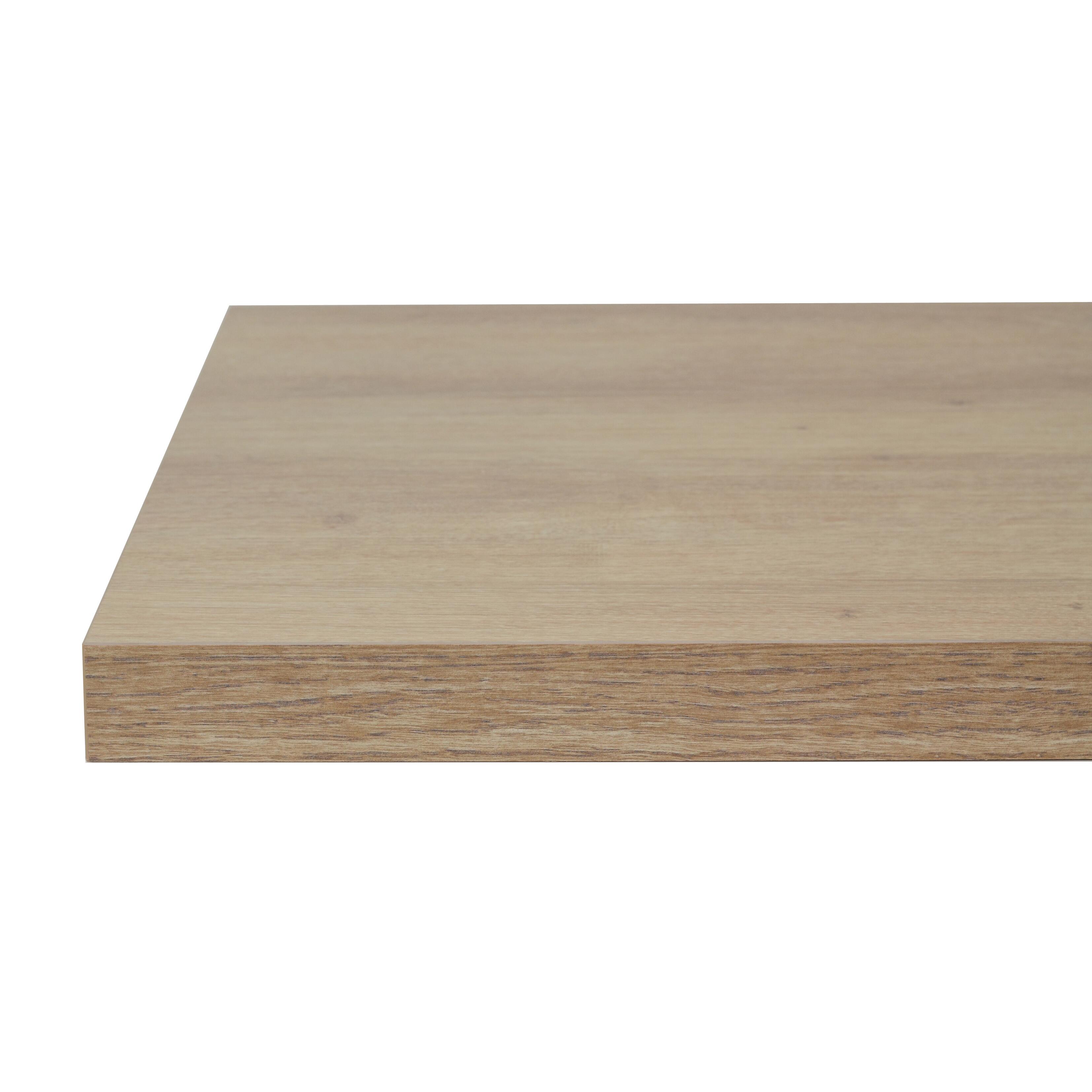 Top per lavabo Remix SENSEA L 60 x H 3.8 x P 49 cm rovere truciolare, placcato, disponibile su misura - 3