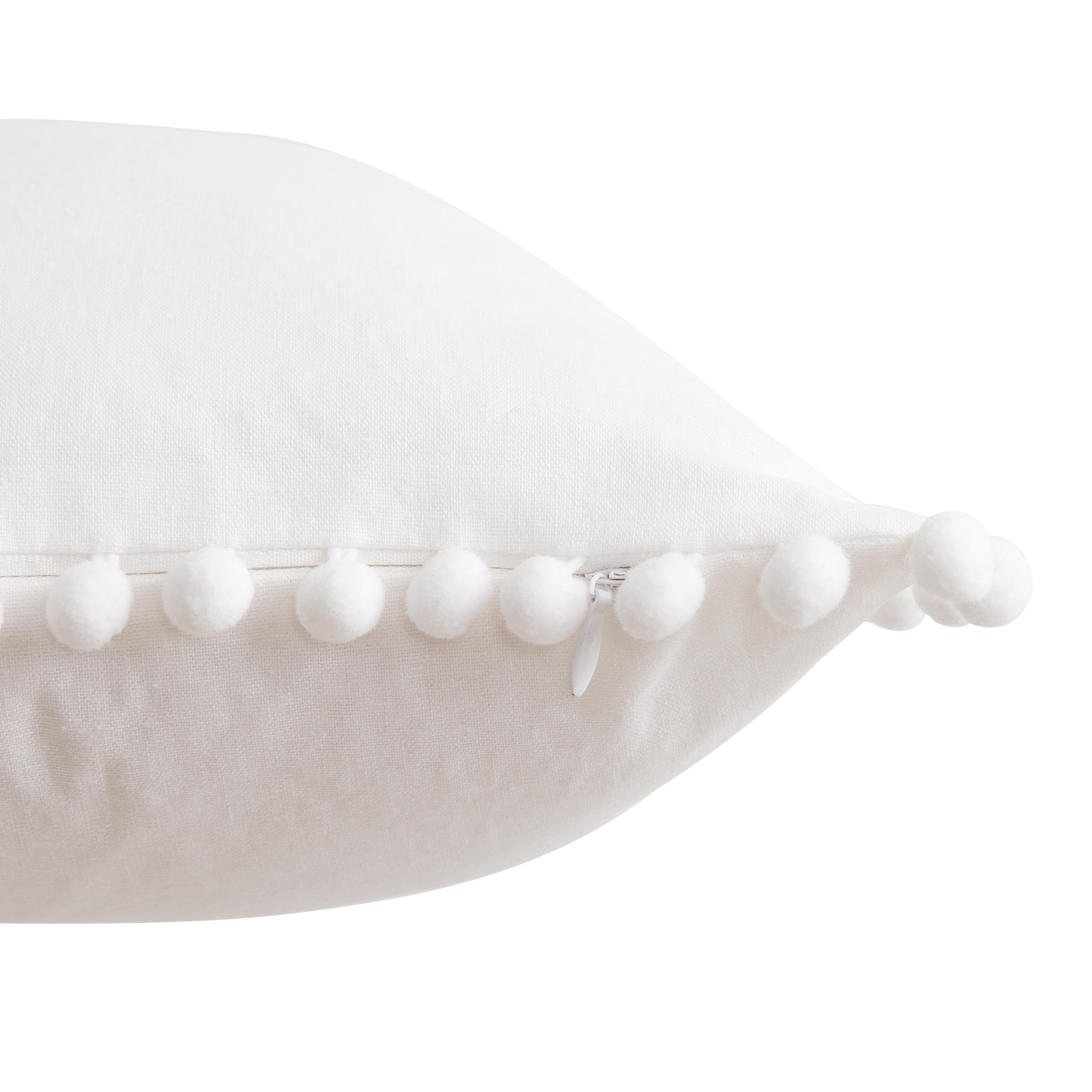 Coussin Nadji, blanc l.33 x L.13 cm INSPIRE - 4