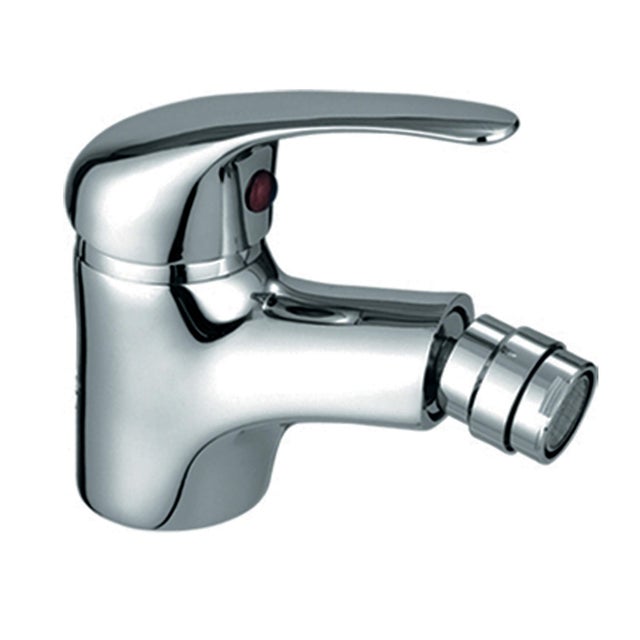 Rubinetto per bidet getto laminare cristallino Nerea cromo lucido