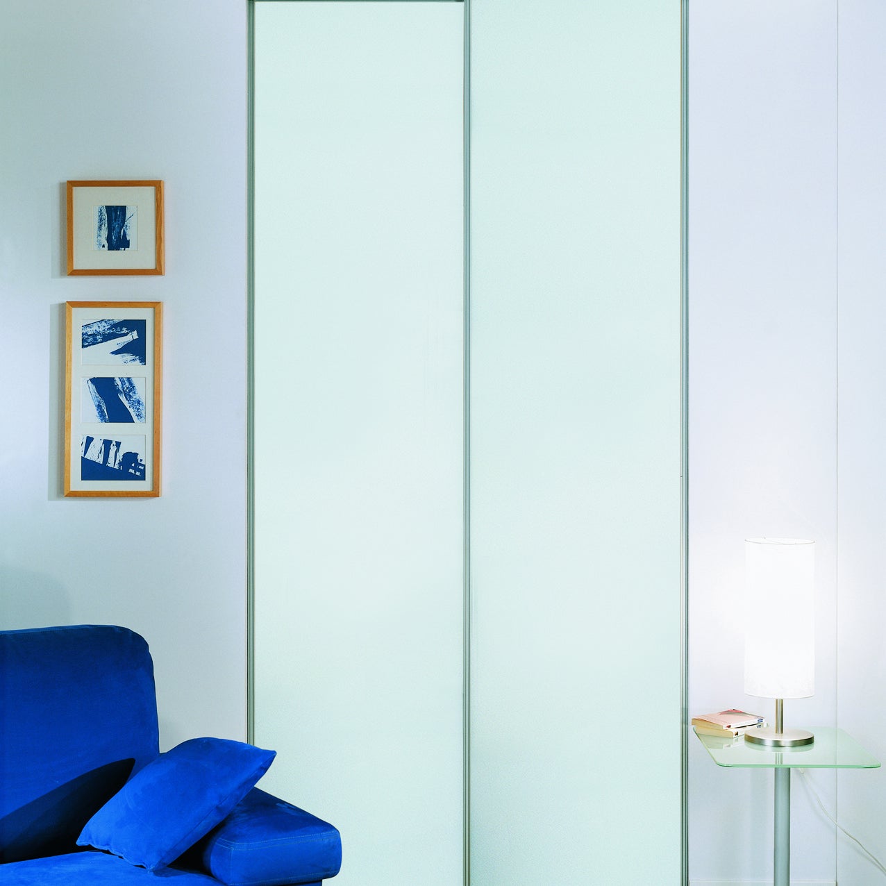 Kit anta scorrevole con binario Philadelphia 2 ante bianco L 120 x H 270 cm - 3