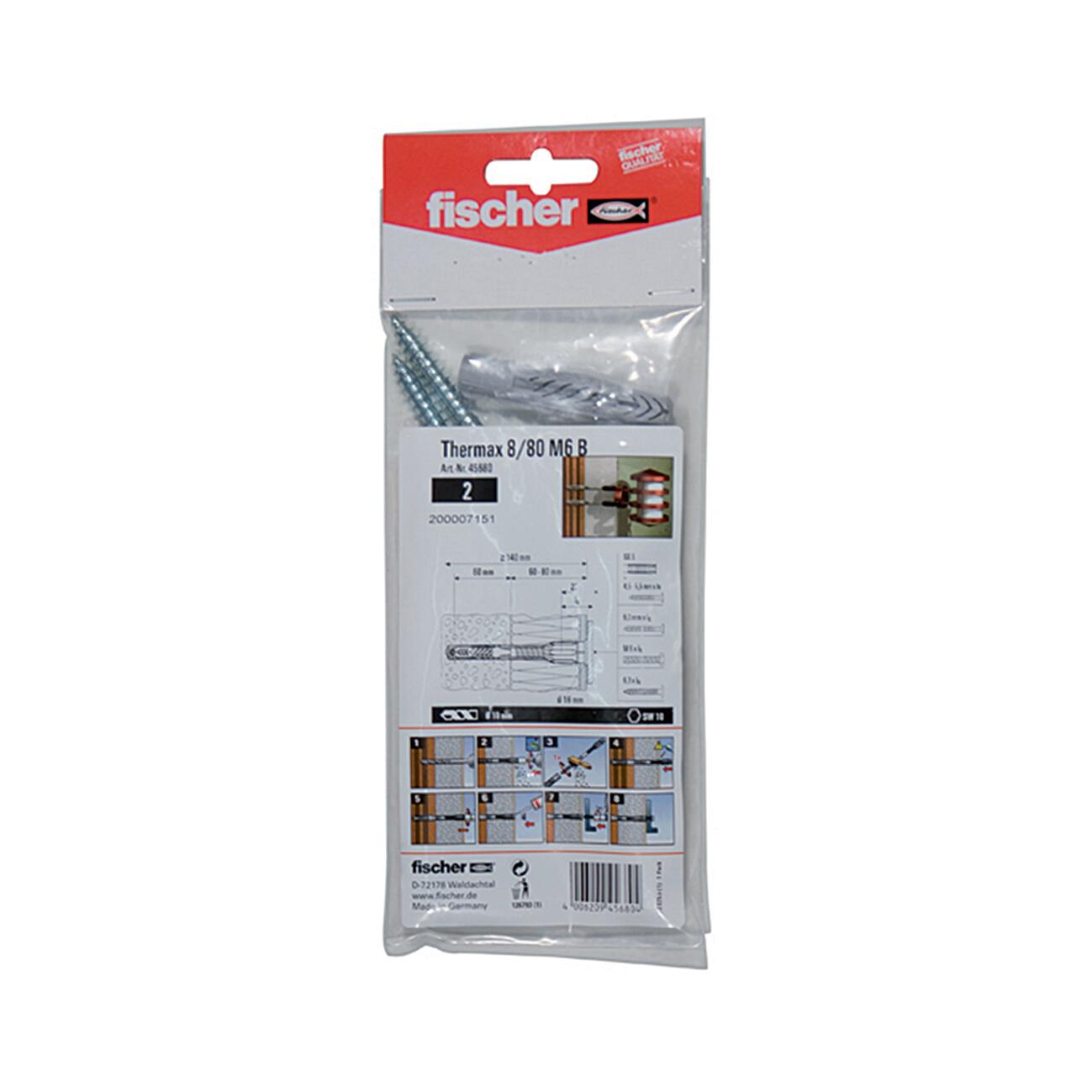 2 buchas FISCHER THERMAX 8/80 M6 - 4