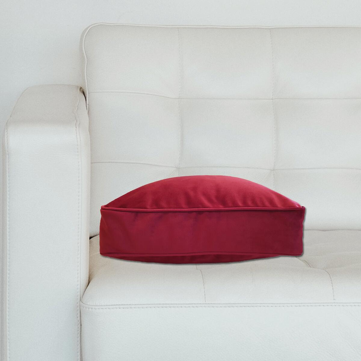 Cuscino Viki bordeaux 45 x 45 cm - 2