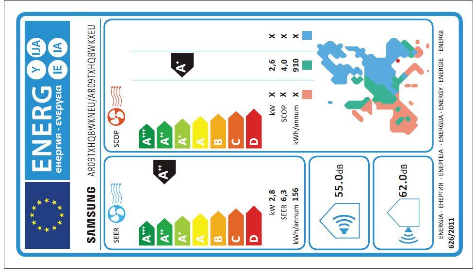 Unità interna condizionatore SAMSUNG 9000 BTU A++/A serie MALIBU' - 6