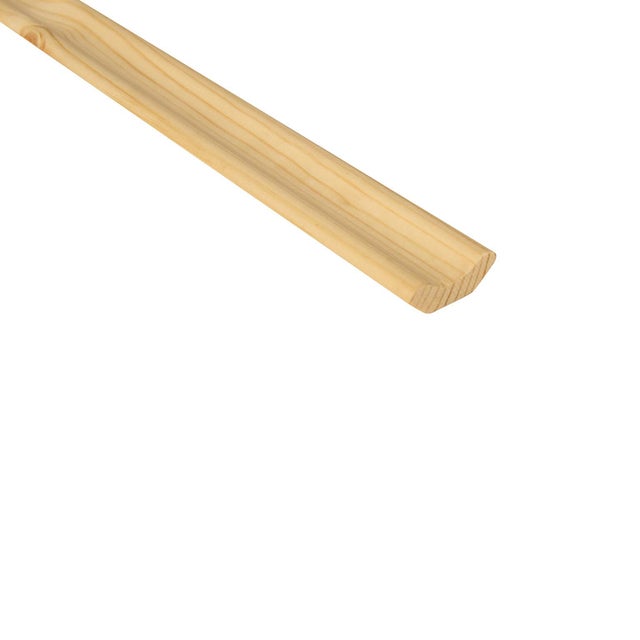 Angolare per perlina in legno colore naturale 34xmm x L 3 m