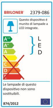 Reglette con fonte luminosa LED  Took, luce bianco, 1 x 80LM - 2