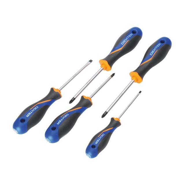 Jeu de 5 tournevis mixtes DEXTER