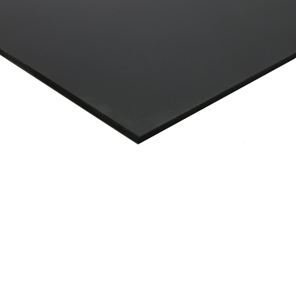 Pannello legno fibra composita L 80 x H 60 cm Sp 5 mm nero - 2