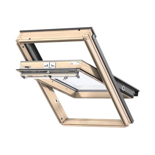 Finestra da tetto (faccia inclinata) VELUX GGL BK04 3070 manuale L 47 x H 98 cm marrone e grigio antracite