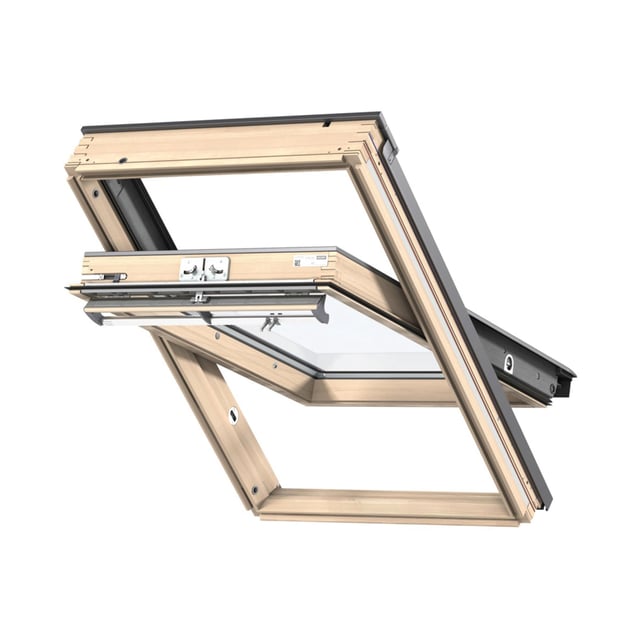 Finestra da tetto (faccia inclinata) VELUX GGL FK06 3070 manuale L 55 x H 78 cm marrone e grigio antracite