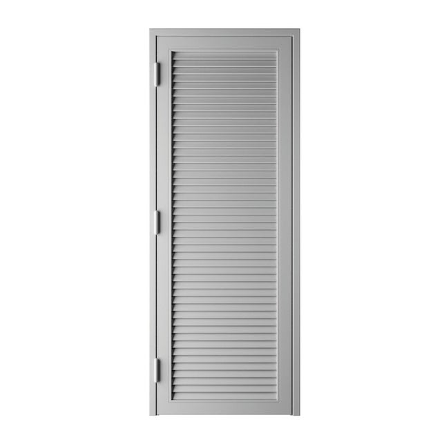 Persiana blindata  anta Vesta in ferro H 220 cm grigio