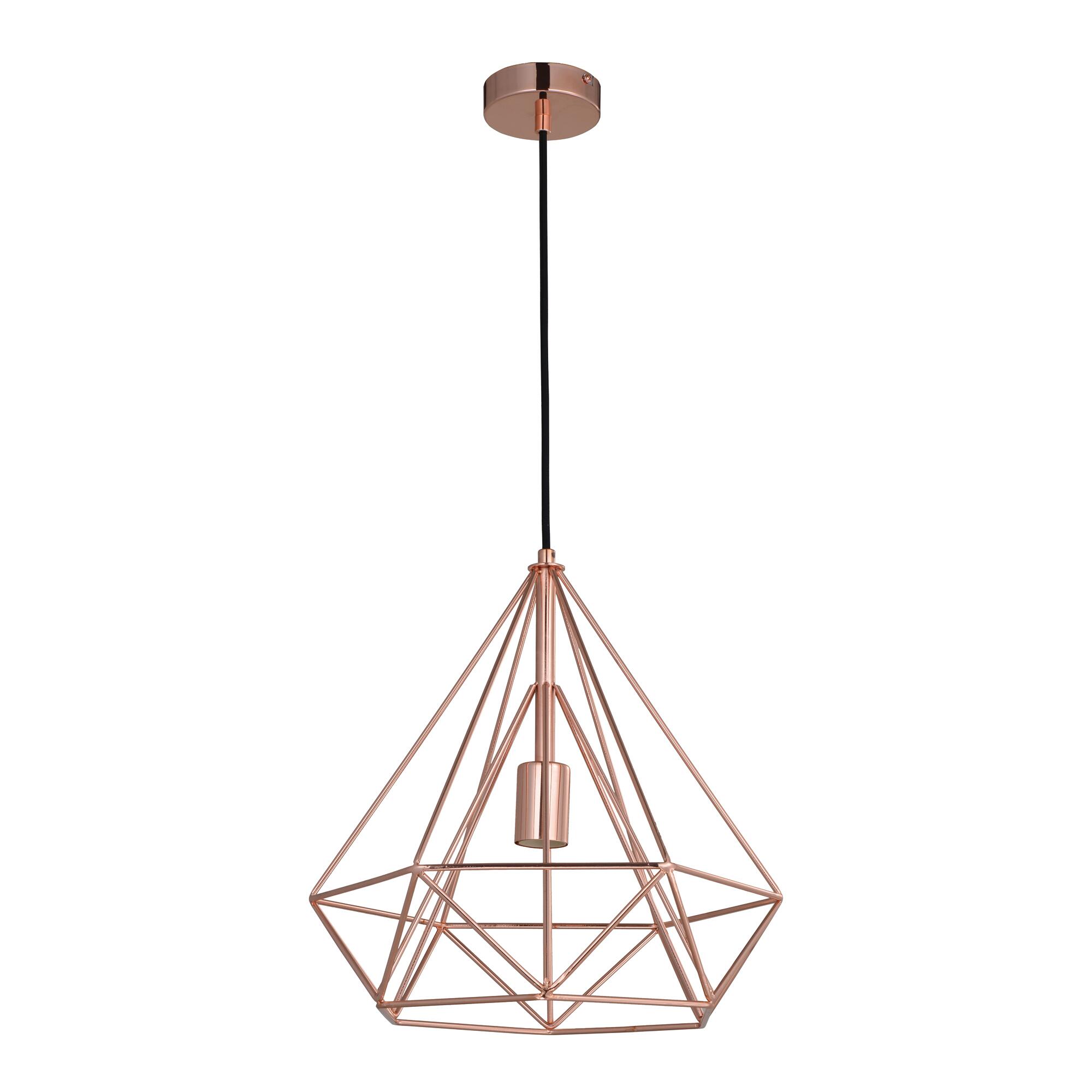 Candeeiro de teto suspenso INSPIRE BYRON COBRE - 2