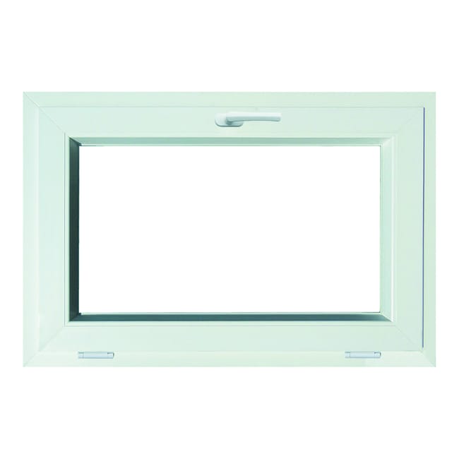 Leroymerlin Finestra in PVC bianco L 90 x H 60 cm 1 anta ribaltabile