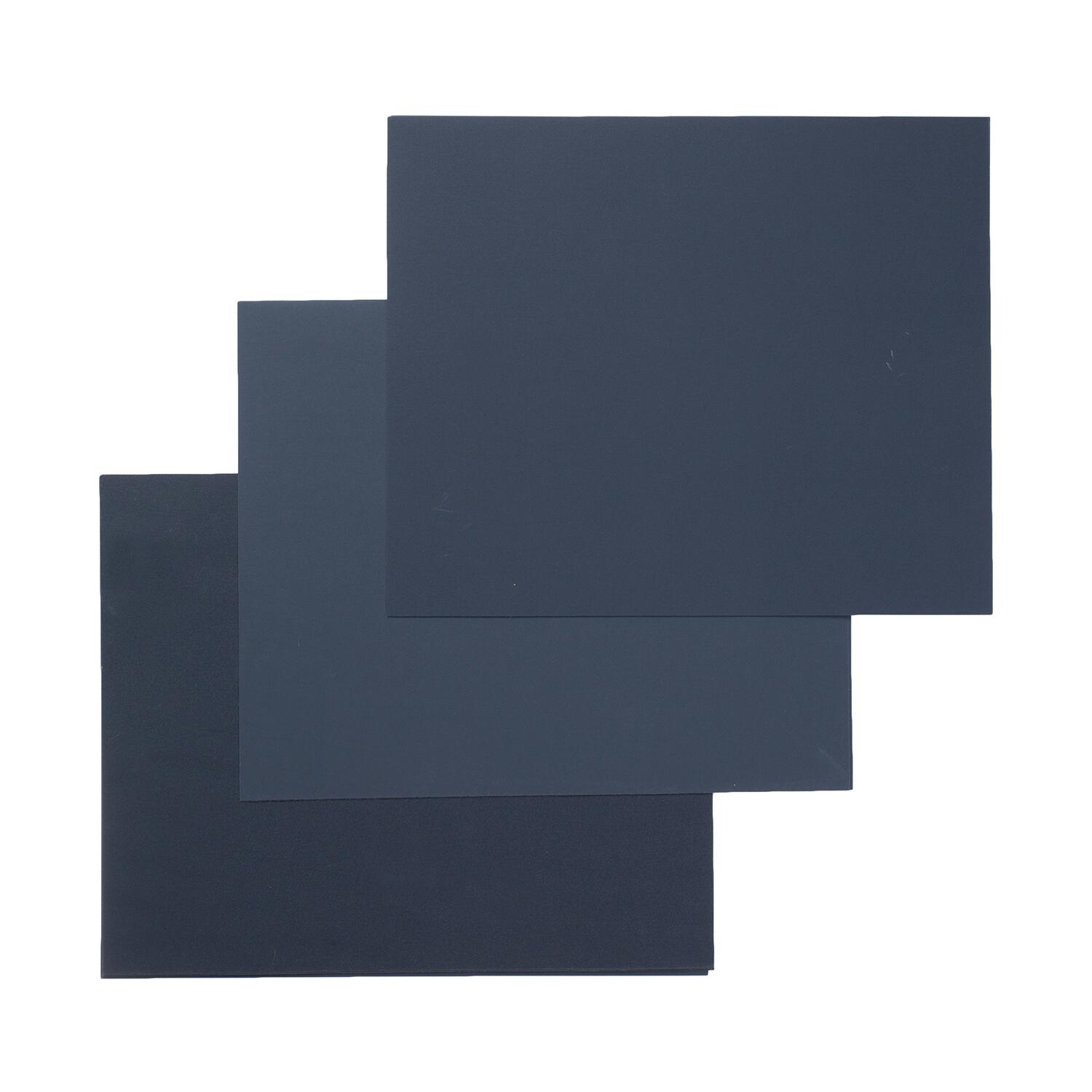 Lot de 10 papiers abrasifs feuille, Eau DEXTER, l.230 x L.280 mm grain 500 / 800 - 2