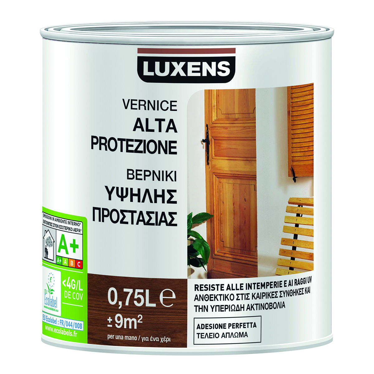 Βερνίκι εμποτισμού LUXENS 0.75 L ανοιχτή καρυδιά