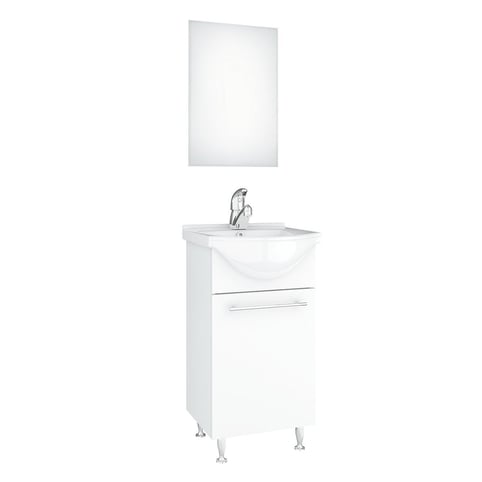 Έπιπλο μπάνιου CECILE Simple M41,5xΒ24 cm. σε λευκό
