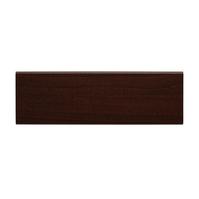 Coprifilo per porta da interno in legno colore noce nazionale P 10 x H 65 x L 2250 mm