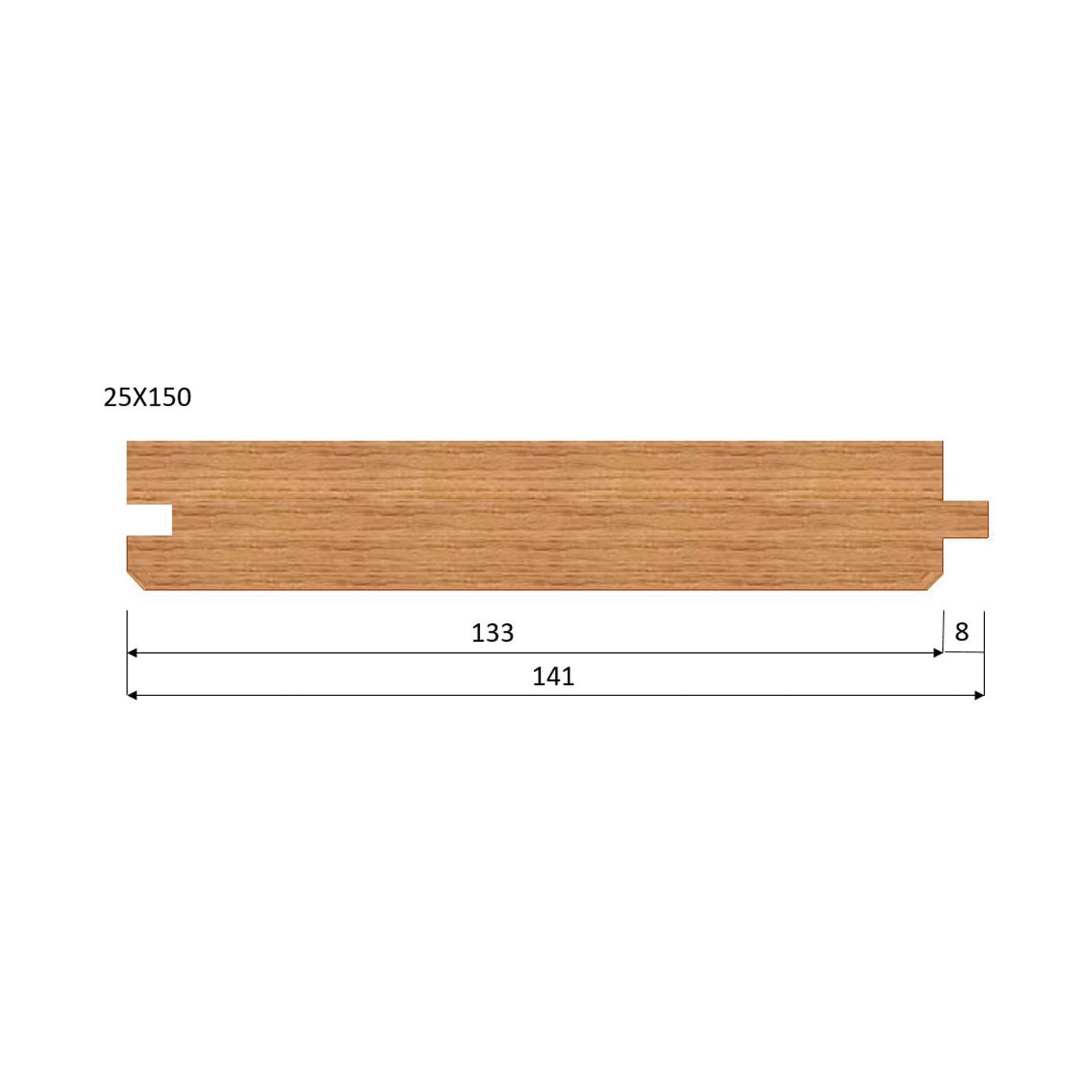 Listone legno grezzo abete H 15 x L 200 cm Sp 25 mm - 3