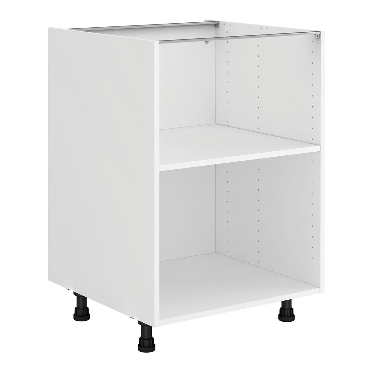Mueble bajo de cocina blanco delinia id h76.8 x l60 x p58 cm