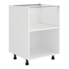 Mueble bajo de cocina blanco en kit DELINIA ID Alt 76.8 X An 60 X Fdo 58 cm
