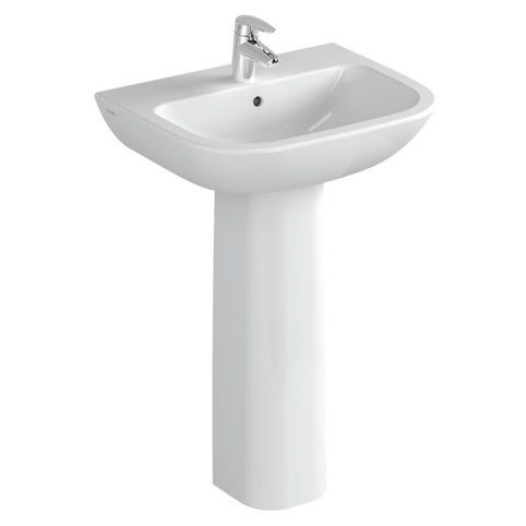 Νιπτήρας με κολώνα SENSEA EASY Π55xB44cm