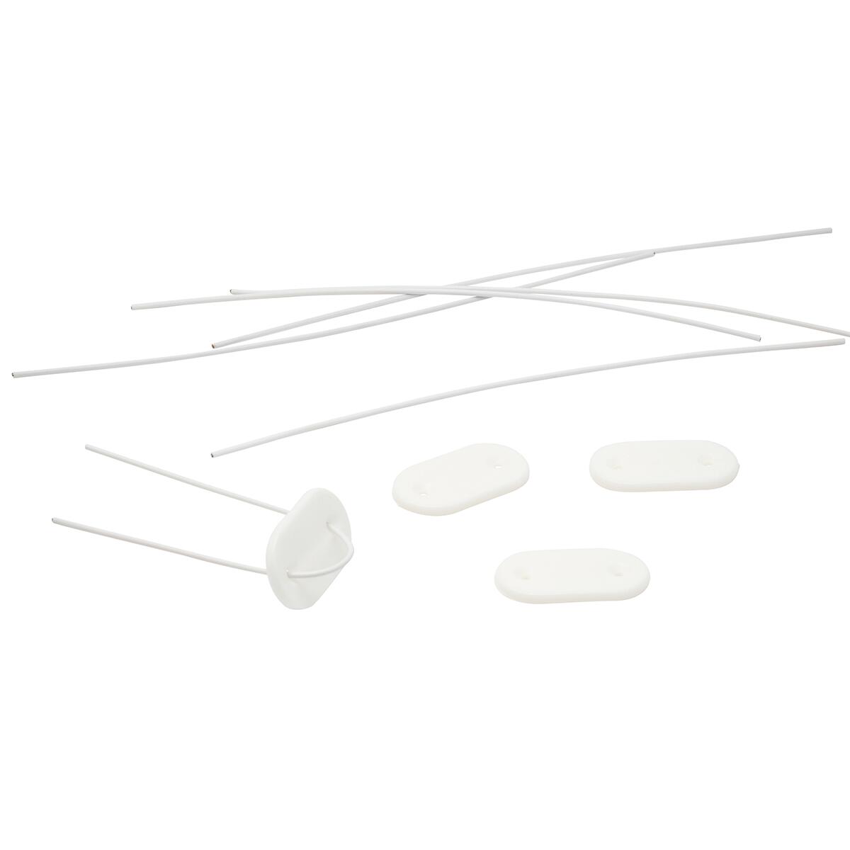 200 Fascette Fermacavo In Ferro Plastificato – Lunghe 12 Cm, Rilegature Riutilizzabili Per Piante, Cavi, Chiusura Sacchetti, Bianche - 2