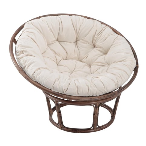 Πολυθρόνα Π115xB115xY90cm από συνθετικό rattan
