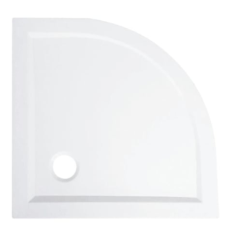 Βάση ντους SENSEA ESSENTIAL γωνιακή 1/4 Μ 80 x Π 80 cm