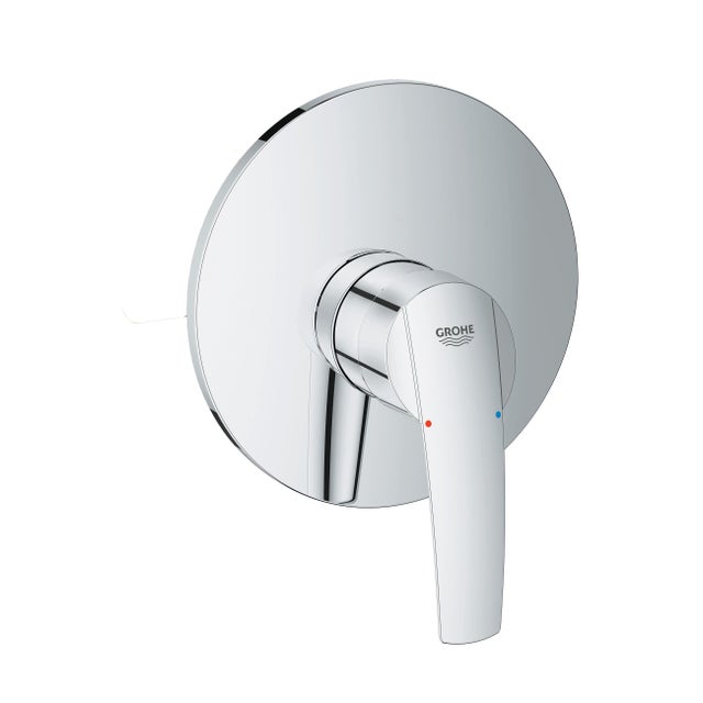 Rubinetto per doccia getto laminare cristallino a 2 manopole Start New cromo lucido GROHE