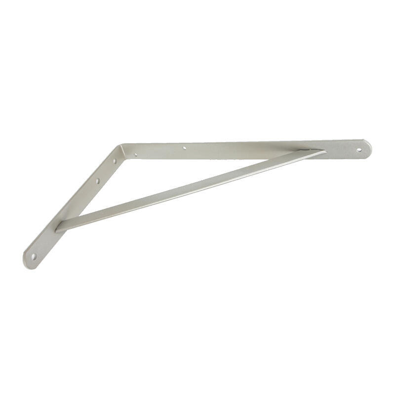 Escuadra fija reforzada gris mate alt. 27 x an. 40 cm