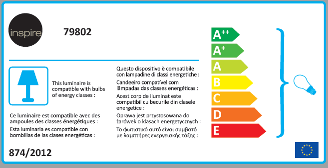 Aplique de exterior descendente Palama  blanco INSPIRE - 4