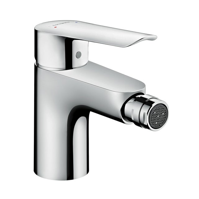 Rubinetto per bidet getto laminare cristallino Logis E HANSGROHE cromato lucido