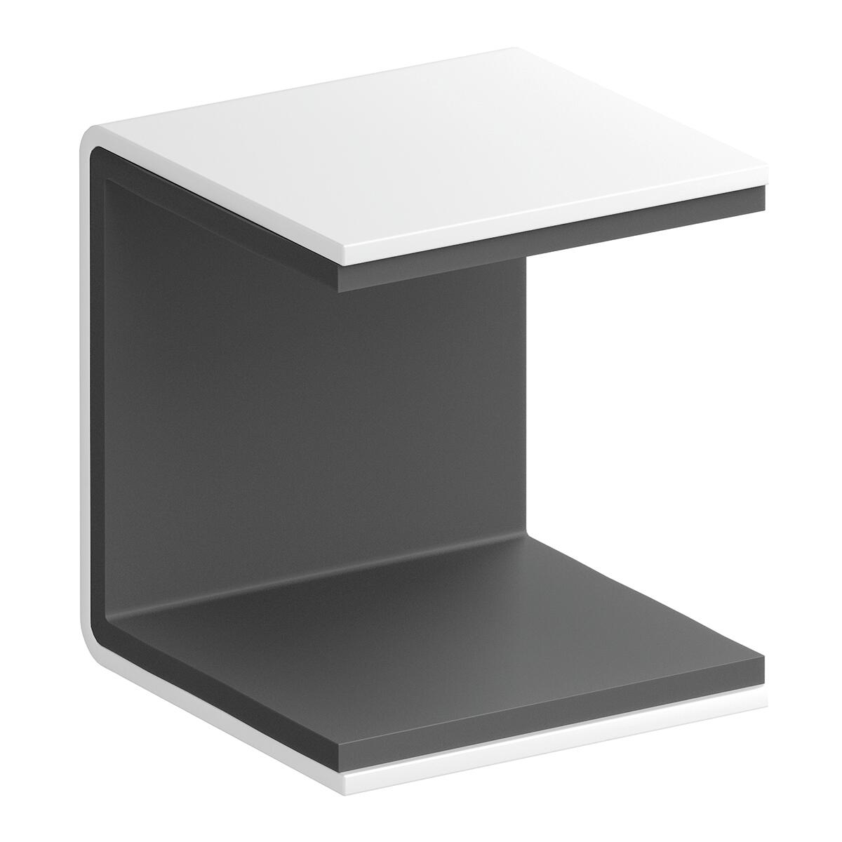 Chiusura del mobile SPACEO in acciaio epossidica bianco L 35 x H 35 X Sp 1.5 mm - 4