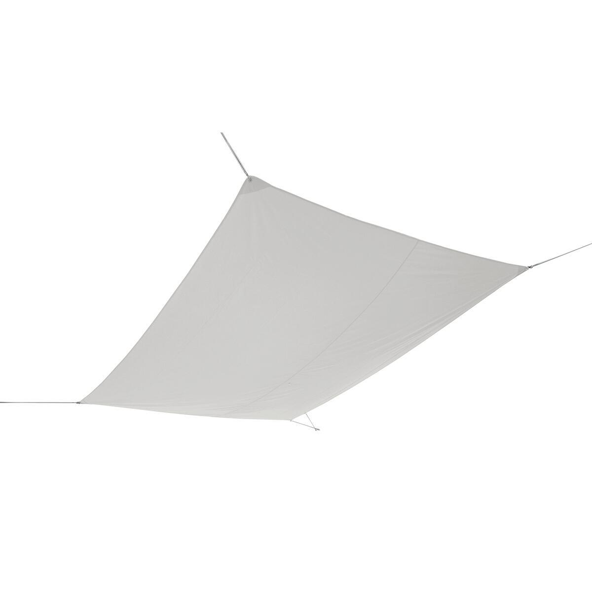 JYYnet Vela Ombreggiante Vela Parasole Rettangolare Tenda a Vela Impermeabile Protezione Raggi UV Vela Tenda per Giardino Terrazza Campeggio 2×3m, Beige 