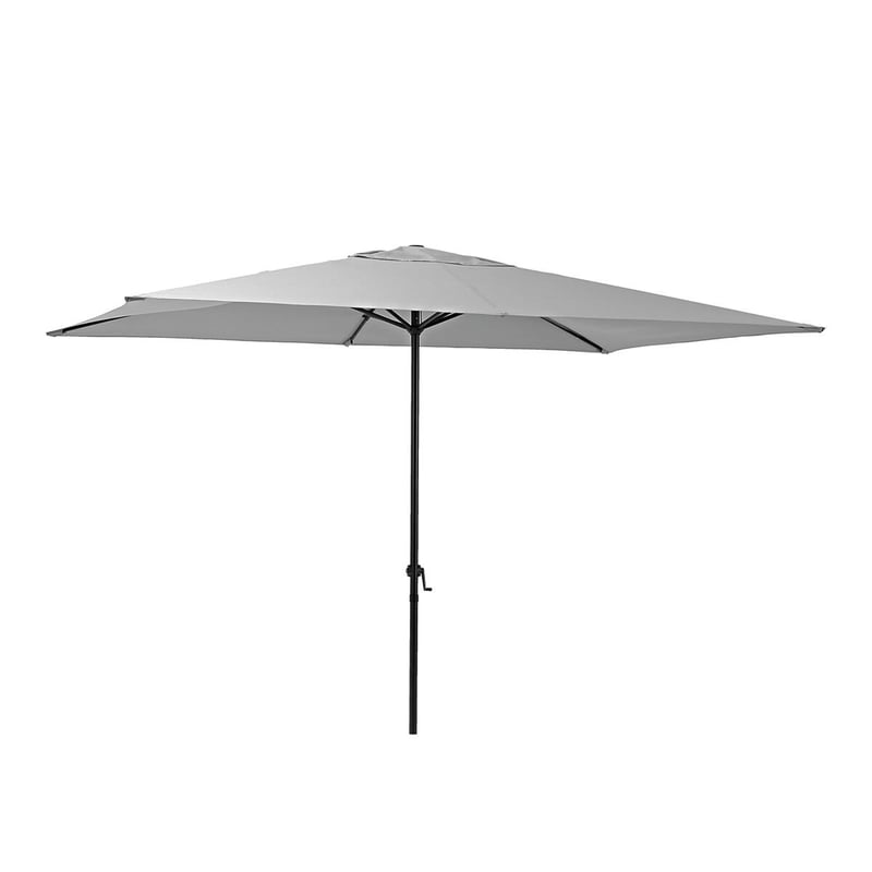 Parasol ogrodowy prostokątny 194x300x255 cm antracytowy