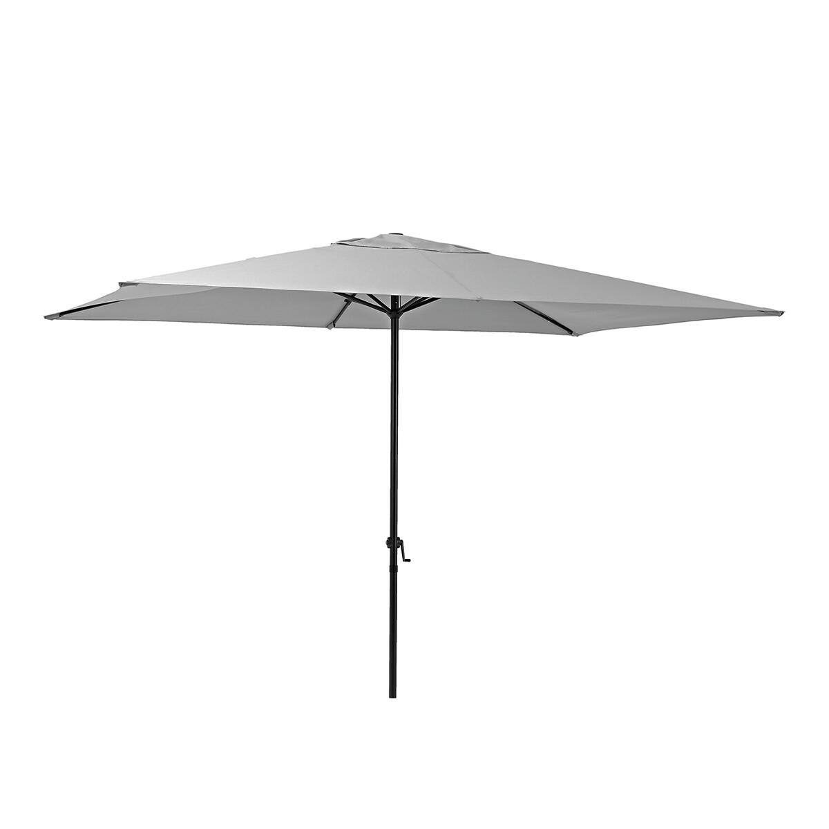 Parasol ogrodowy prostokątny 194x300x255 cm antracytowy
