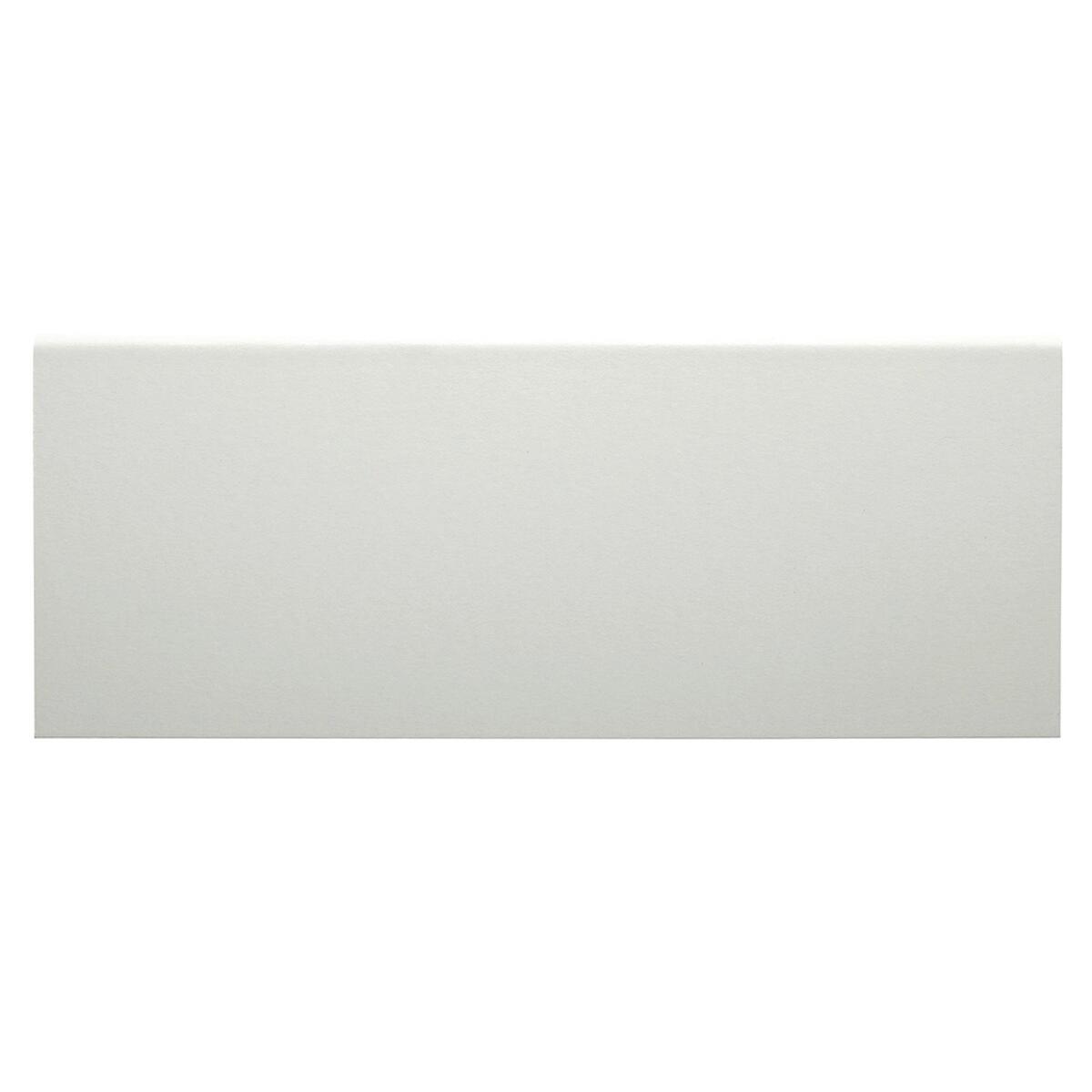 Battiscopa in MDF idrofugo bianco Sp 10 mm x H 8 x L 240 cm / 2.4 m - 2
