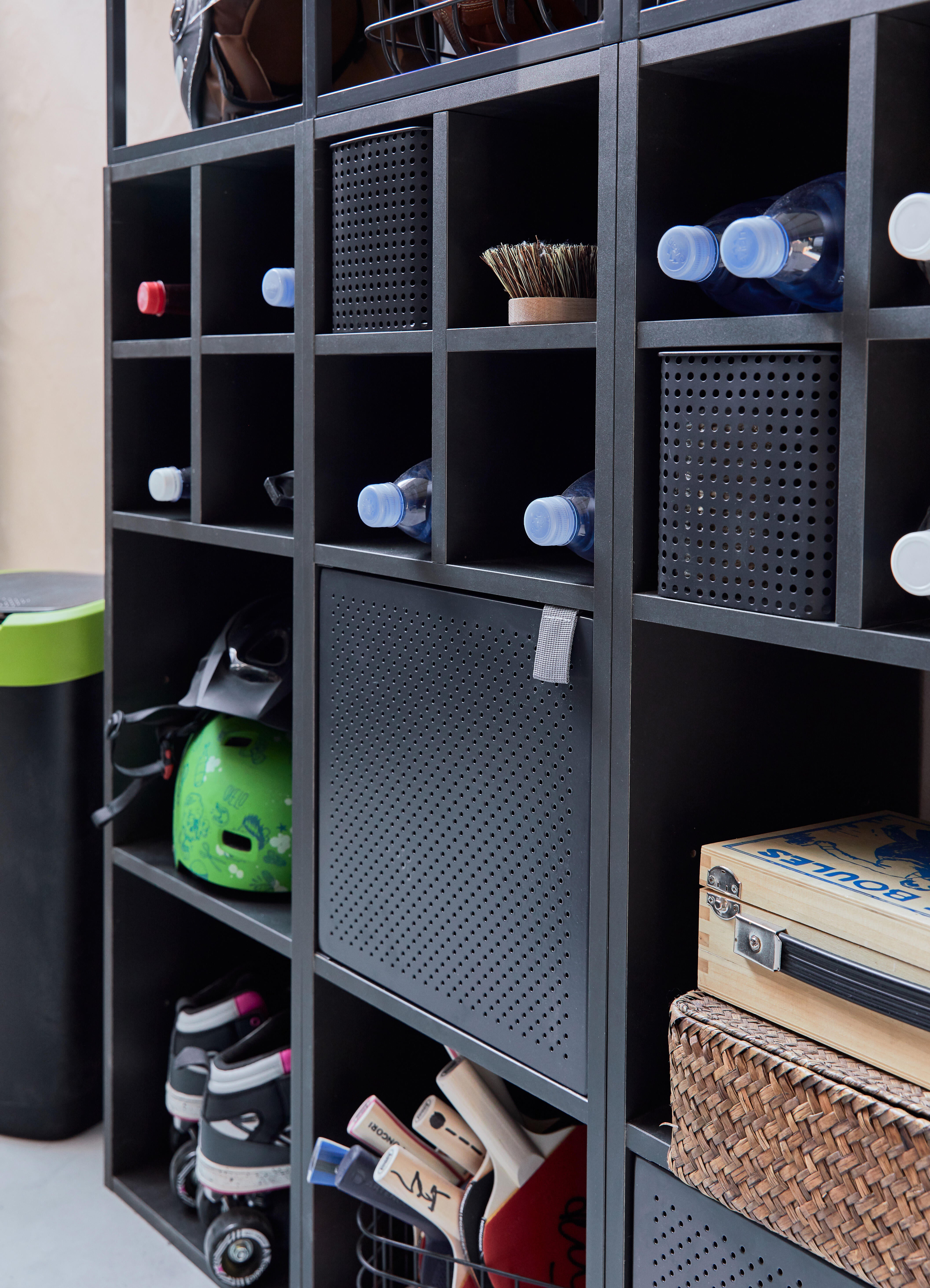 Estantería SPACEO KUB 3 cubos gris 104.8x36x31.7cm - 9