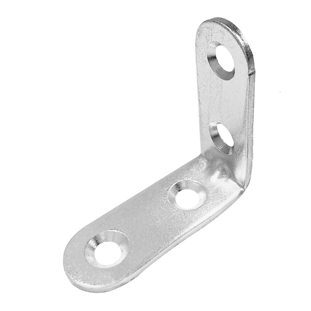 Equerre de chaise acier zingué, l. 19 x h. 140 x p. 140 mm - 2