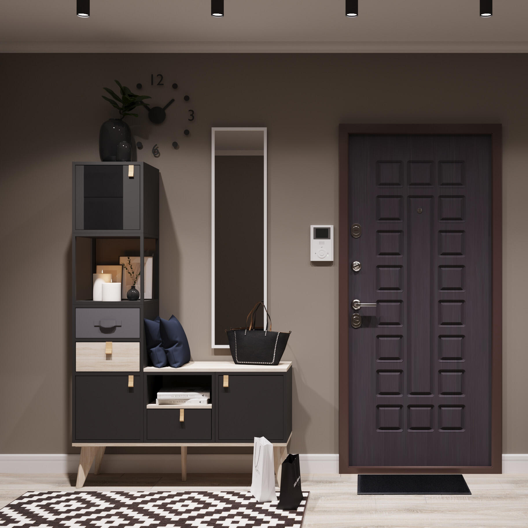 Porta para estante Kub 32.2x32.2x1.6cm - 9